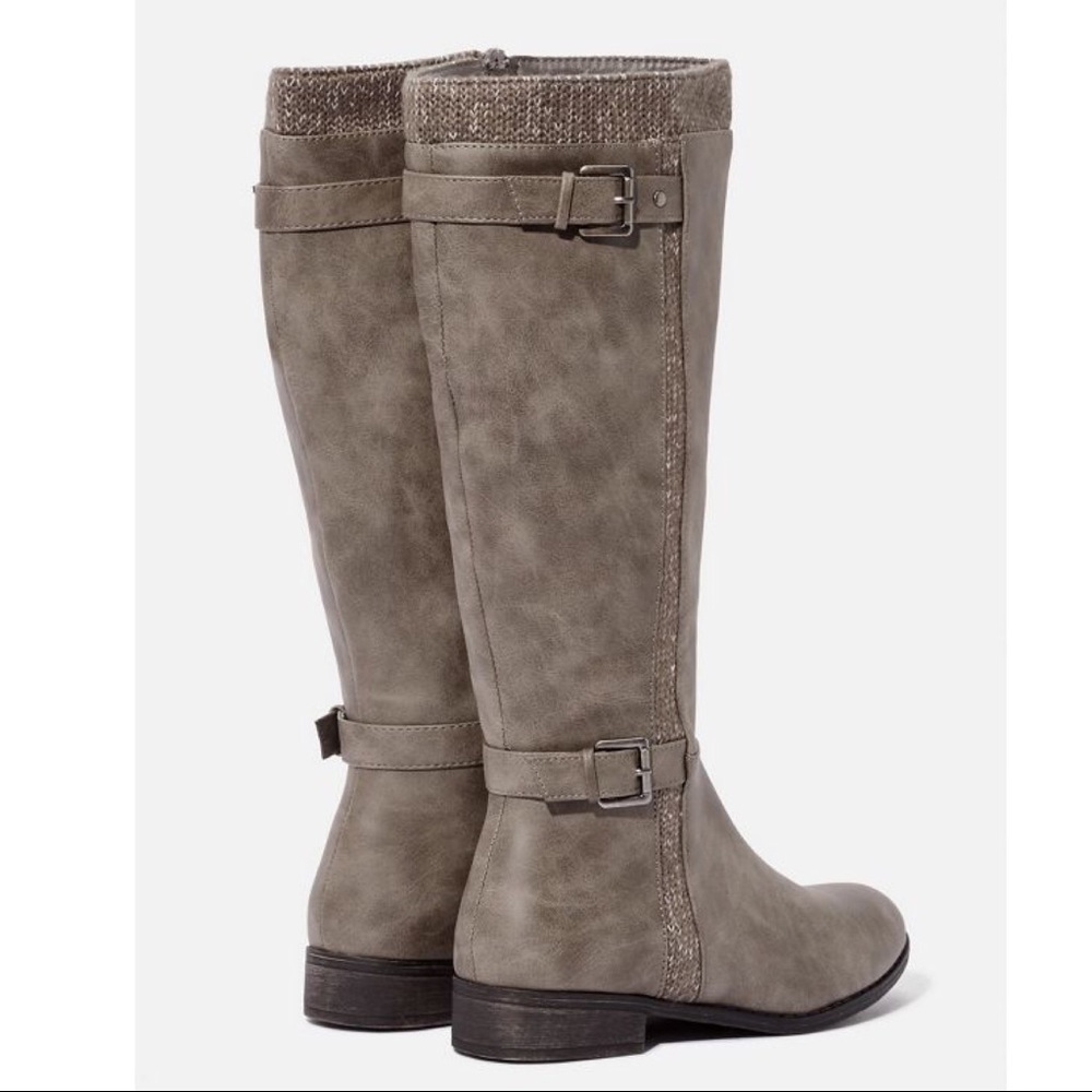 NIB! Nadina Sweater-cuff Riding Boot Wide Calf - Picture 5 of 8